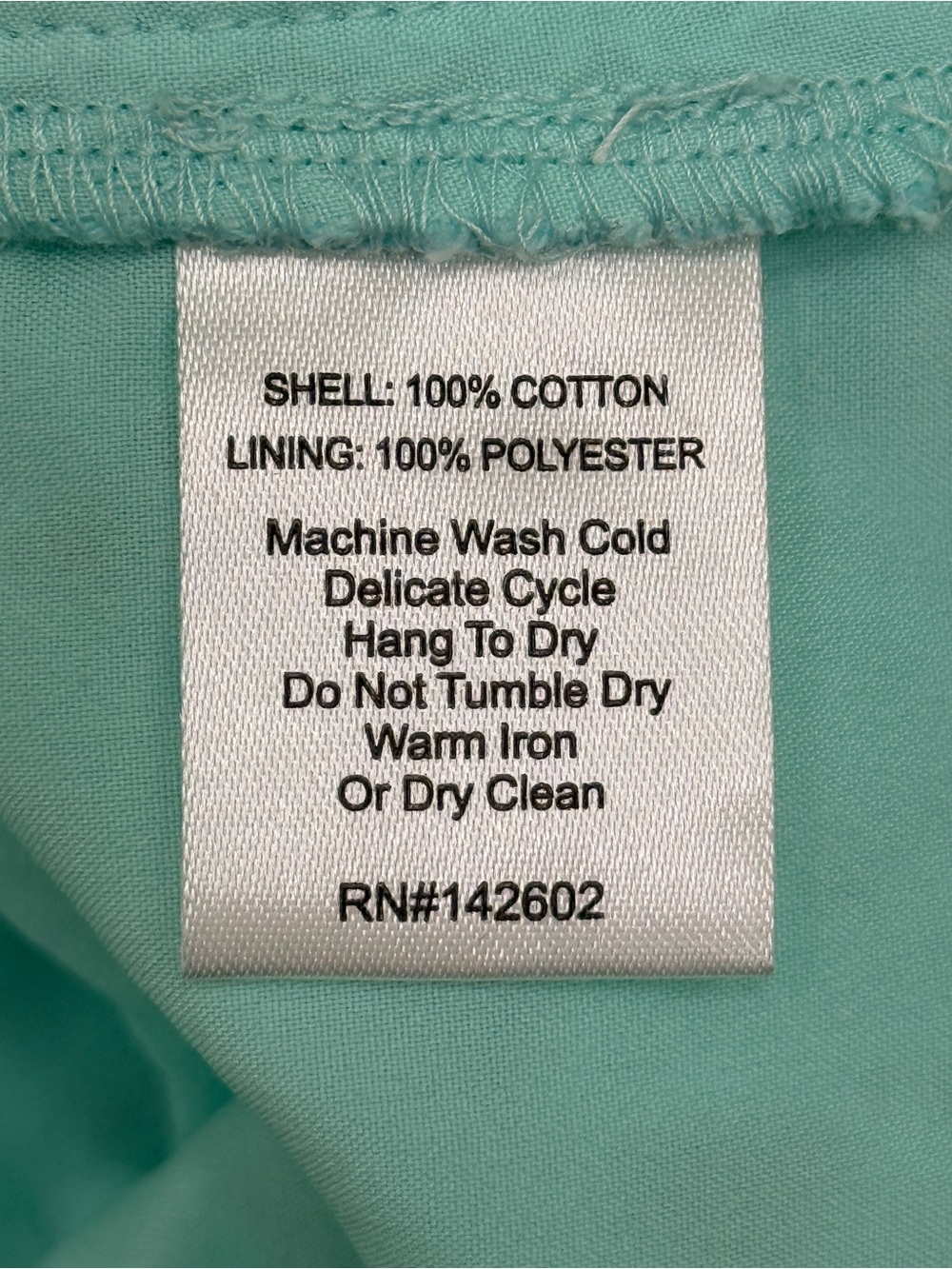 Sail to Sable Mint Eyelet Cowl Neck Top - Picture 9 of 9
